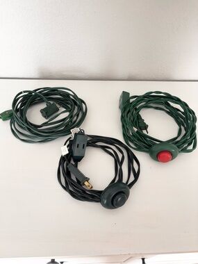 TARGET Christmas Extension Cords (3) On/ Off